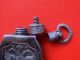 Fabulous Decorated Antique Pewter Canteen/flask,  Ca.  1900 Ad. Metalware photo 6