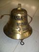 Marine Vintage Ship Brass Bell & Name Plate From Norasia Sultana Monrovia 1999 - 9 Bells & Whistles photo 9