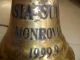 Marine Vintage Ship Brass Bell & Name Plate From Norasia Sultana Monrovia 1999 - 9 Bells & Whistles photo 10