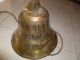 Marine Vintage Ship Brass Bell & Name Plate From Norasia Sultana Monrovia 1999 - 9 Bells & Whistles photo 1