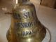 Marine Vintage Ship Brass Bell & Name Plate From Norasia Sultana Monrovia 1999 - 9 Bells & Whistles photo 2