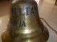 Marine Vintage Ship Brass Bell & Name Plate From Norasia Sultana Monrovia 1999 - 9 Bells & Whistles photo 3