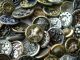 345+ Antique Vintage Metal Buttons Victorian Cut Steel Old Brass Picture Tinies Buttons photo 2