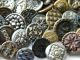 345+ Antique Vintage Metal Buttons Victorian Cut Steel Old Brass Picture Tinies Buttons photo 3
