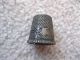 Sterling Silver 10 Thimble,  Very Ornate,  Shape Thimbles photo 2