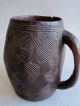 African Palm Wine Kuba Cup Nicely Carved With Pattern Circa 1900 Other photo 2