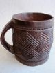 African Palm Wine Kuba Cup Nicely Carved With Pattern Circa 1900 Other photo 2