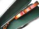 Old/antique German Violin 3/4 Size C.  1880 - 1930 Highly Flamed Tiger Maple String photo 3