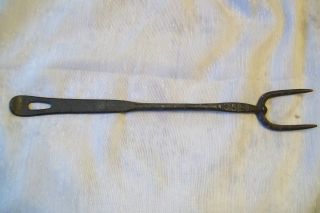 Antique Ussc Cast Iron Fork United States Sanitary Commission photo