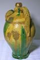 Antique Spanish Art Pottery Face Jug.  Possibly 18th Century Jugs photo 3