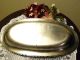 Antique Quadruple Silverplate Dish Ornate Design By Victor Silver Company 1900 ' S Platters & Trays photo 6