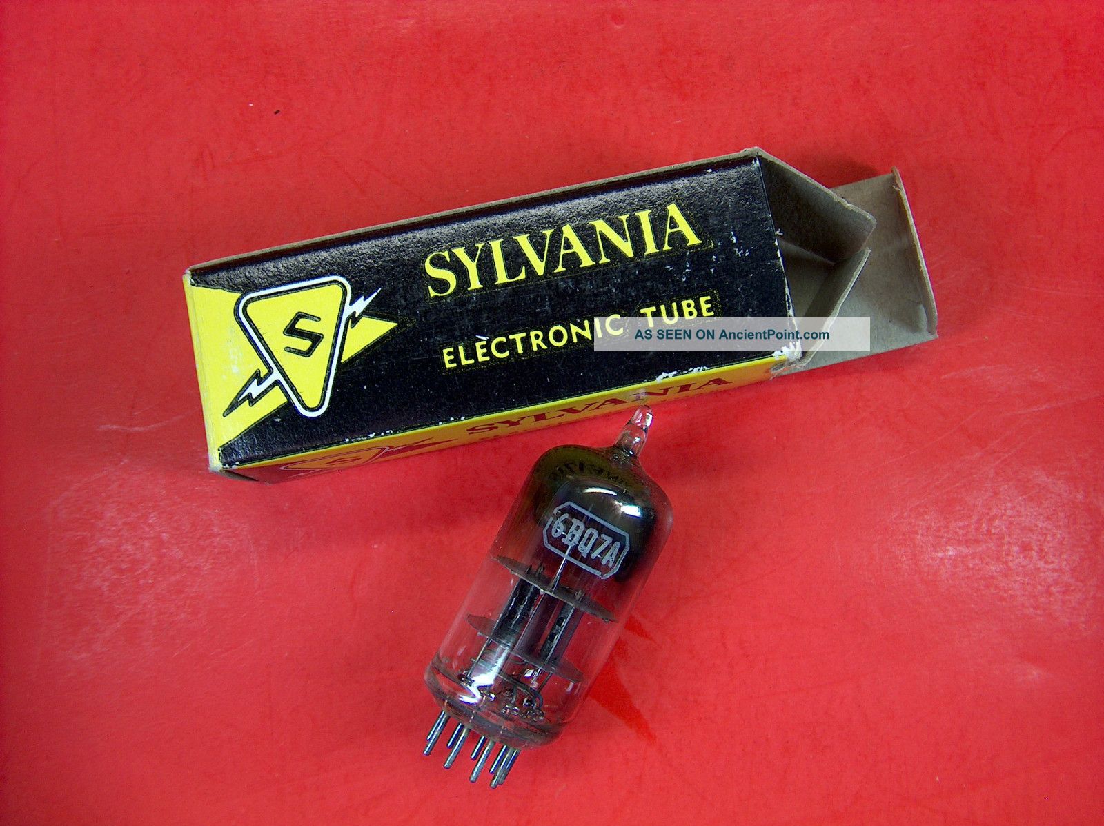 Vtg Sylvania Electron Vacuum 6bq7a Ham Radio Cb Amp Phono Tube Made In Usa Nos Other photo