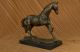 Bronze Marble Statue Equine Horse Farm Decor Western Sculpture Large Statue Deco Metalware photo 5