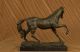 Bronze Marble Statue Equine Horse Farm Decor Western Sculpture Large Statue Deco Metalware photo 6