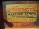 Early 1900 ' S Salesman Sample Numetal Weather Window Stripping - A Must See Other photo 1