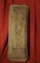 Huge Antique Wooden Hand Made Dough Trench Bowl 35 Inches Primitives photo 3