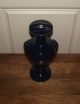 Neoclassical Design Cobalt Blue Ceramic Lamp.  In Very Good Condition 20th Century photo 1