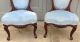 Pair Of J.  H.  Belter Rosalie Rosewood Laminated Side Chairs 1800-1899 photo 3