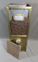 Antique Brass & Tin Country Store Coffee Bin Display Case Window & Sign Nr Other photo 10