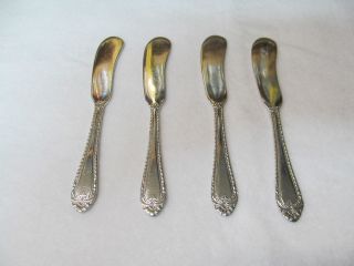 Red & Barton Silver Plated Butter Knifes photo