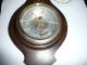 Antique Oak Barometer,  Spares Or Repair Inc Enamel Dial In Good Order. Other photo 1