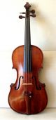 Fine Old Antique 4/4 Markneukirch German Violin W/ Italian Carlo Micelli Label String photo 2