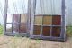 Antique Glass Window 20 5/8 W X 43.  5 Tall Wood& Color Glass 2 Sides 1900-1940 photo 4