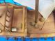 Model Ship Wooden Wood Boat Cannons Barrels Chest Stitch Canvas Maritime Free S Model Ships photo 1