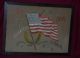 Antique Hand Embroidery 47 Star American Flag Our Star Spangled Banner Old Glory Primitives photo 1