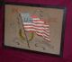 Antique Hand Embroidery 47 Star American Flag Our Star Spangled Banner Old Glory Primitives photo 8