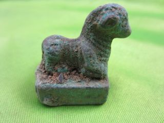 Collection Of Chinese Bronze Chinese Zodiac Sculptures Seal Sheep 9 photo