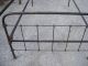 Antique Iron Brass Twin Bed Head And Foot Board With Rails 1900-1950 photo 1