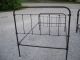 Antique Iron Brass Twin Bed Head And Foot Board With Rails 1900-1950 photo 2