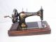 Antique Victorian Coffin 1901 Singer 28 (k) Hand Crank Sewing Machine 127 27 28 Sewing Machines photo 5