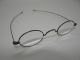 Antique Old Small Oval Unbranded Reading Glasses Spectacles Lenses With Case Nr Optical photo 7