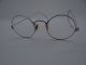 Antique 1/10 12 K Gf Round Lens Bifocals Spectacles Glasses W/ Lgr Engraved Case Optical photo 5