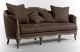 Chic Shabby French Style Oak 100% Linen Sofa,  70  W Post-1950 photo 1