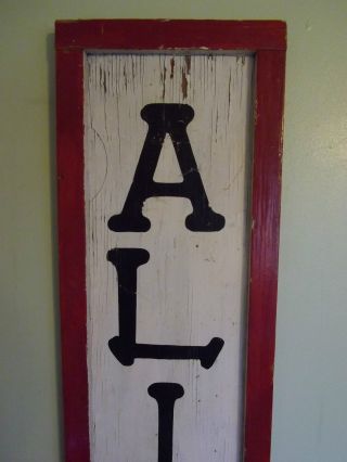 Very Old Circus/carnival Sign Wooden photo