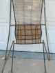 Set (4) Mid Century Modern Atomic Iron & Rattan Chair Weinberg Mccobb Eames Era Mid-Century Modernism photo 10