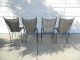Set (4) Mid Century Modern Atomic Iron & Rattan Chair Weinberg Mccobb Eames Era Mid-Century Modernism photo 11
