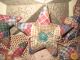 Primitive Spring Handmade Country Fabric Patchwork Star Ornies Ornaments Decor Primitives photo 3