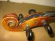 Vintage Antique Stradivarius Violin German Copy W/ Bow & Case String photo 2