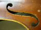 Vintage Antique Stradivarius Violin German Copy W/ Bow & Case String photo 8