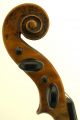 Antique 19th Century Saxon Violin - - String photo 4