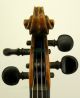 Antique 19th Century Saxon Violin - - String photo 5