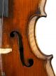 Antique 19th Century Saxon Violin - - String photo 7