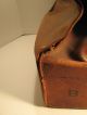 Antq.  Leather Doctor ' S Satchel Bag Brown Leather Initials B.  A.  B.  Single Handle Doctor Bags photo 5