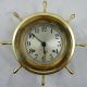 Vintage Seth Thomas Helmsman Brass Ships Bell Wall Clock,  100% Working W/ Key Clocks photo 6