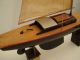 Antique Vintage Toy Wooden Wood Model Pond Yacht Sail Boat Ship Model Ships photo 9