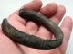 Rare Roman /medieval Bronze Bracelet Detector Find Torque Shaped Animal Heads, Roman photo 4